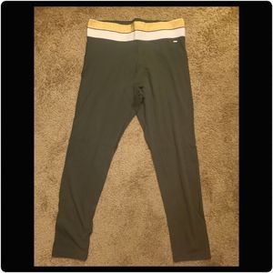 💕 VS PINK GOLD BAND ACTIVE LEGGINGS SIZE XL